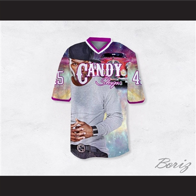 50 Cent 45 Candy Shop Luxury Car Night Football Jersey