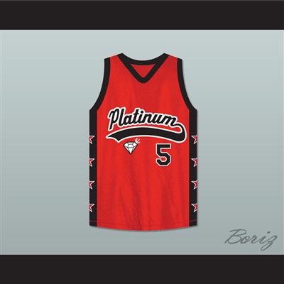 Fight Back 5 Platinum Jewelz Basketball Jersey Crossover