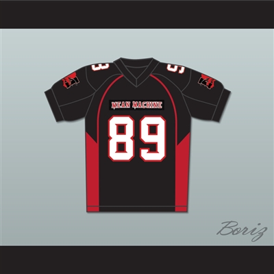 Terry Crews 89 Cheeseburger Eddy Mean Machine Convicts Football Jersey Includes Patches