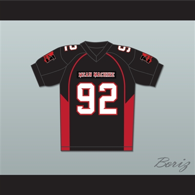 Joey Diaz 92 Anthony "Big Tony" Cobianco Mean Machine Convicts Football Jersey Includes Patches