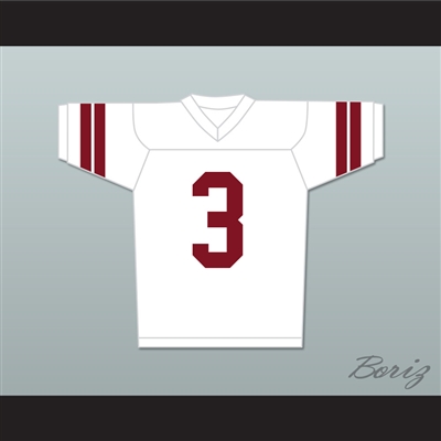 Saved By The Bell AC Slater 3 Bayside Tigers Football Jersey White