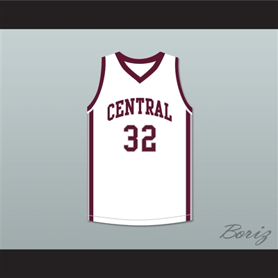 Aaron Hernandez 32 Bristol Central Rams White Basketball Jersey Killer Inside: The Mind of Aaron Hernandez