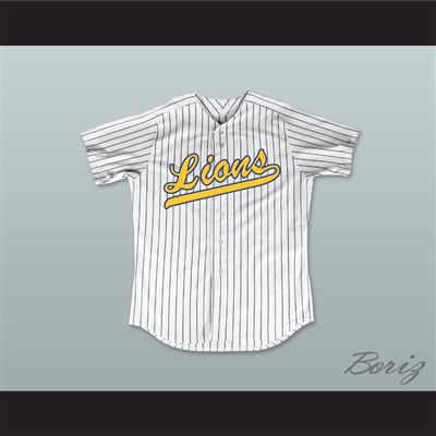 Aaron Judge 19 Linden High School Lions White Pinstriped Baseball Jersey 1