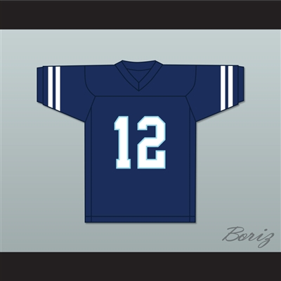 Aaron Rodgers 12 Pleasant Valley High School Vikings Navy Blue Football Jersey 1