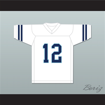 Aaron Rodgers 12 Pleasant Valley High School Vikings White Football Jersey 1
