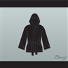 Adonis 'Creed' Johnson Black Satin Half Boxing Robe with Hood Creed II