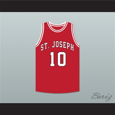 Arthur Agee 10 St Joseph High School Red Basketball Jersey Hoop Dreams