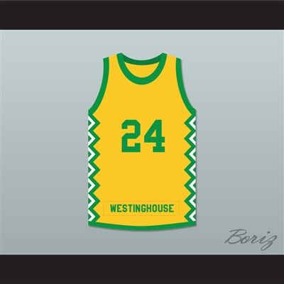 Mark Aguirre 24 George Westinghouse College Prep Warriors Basketball Jersey 2