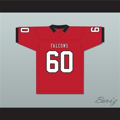 Aidan Hutchinson 60 Divine Child High School Falcons Red Football Jersey 1