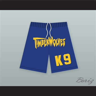 Air Bud K9 Timberwolves Blue Basketball Shorts