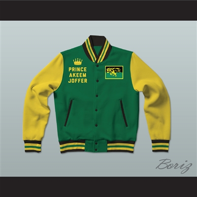 Prince Akeem Joffer Zamunda Varsity Letterman Jacket-Style Sweatshirt