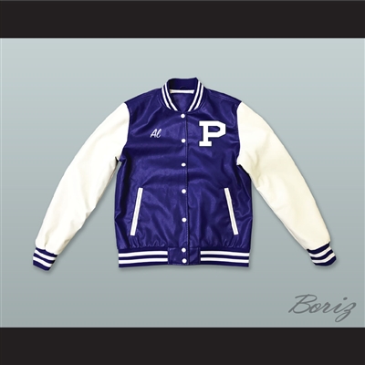 Al Bundy Polk High Blue and White Lab Leather Varsity Letterman Jacket