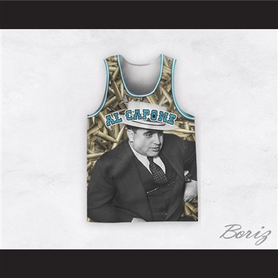 Al Capone 20 Bullets Design Basketball Jersey