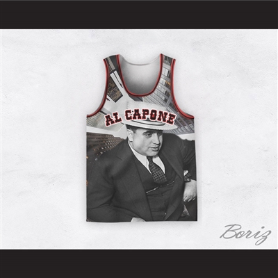 Al Capone 20 Skyscraper Design Basketball Jersey
