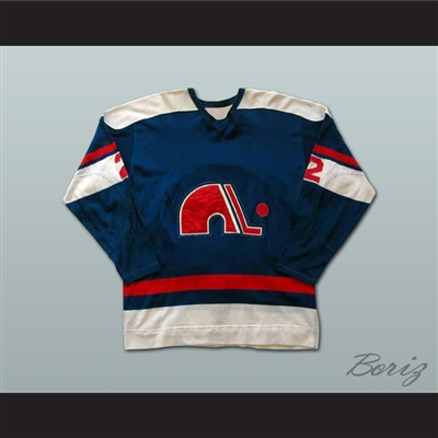 Alain Beaule Quebec Nordiques Hockey Jersey