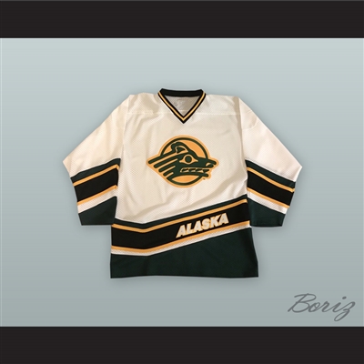 University Of Alaska Anchorage Sea Wolves White Hockey Jersey