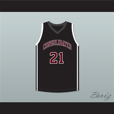 Alex Caruso 21 A&M Consolidated High School Tigers Black Basketball Jersey