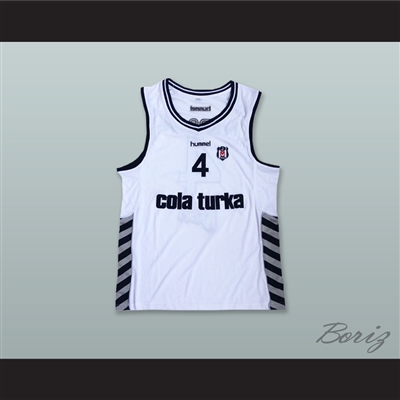 Allen Iverson 4 Besiktas JK White Basketball Jersey