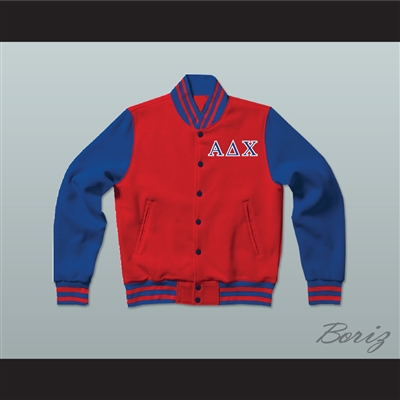 Alpha Delta Chi Sorority Varsity Letterman Jacket-Style Sweatshirt