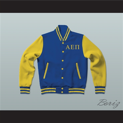 Alpha Epsilon Pi Fraternity Varsity Letterman Jacket-Style Sweatshirt