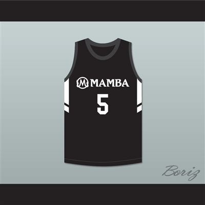 Alyssa 5 Mamba Ballers Black Basketball Jersey Version 3