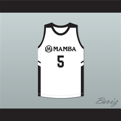 Alyssa 5 Mamba Ballers White Basketball Jersey Version 2