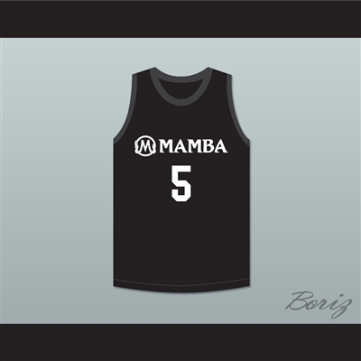 Alyssa Altobelli 5 Mamba Ballers Black Basketball Jersey