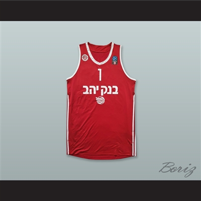 Amare Stoudemire 1 Hapoel Tel Aviv Israel BC Basketball Jersey