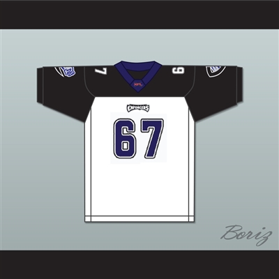 Bennie Anderson 67 Chicago Enforcers Away Football Jersey