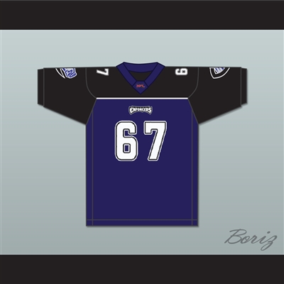 Bennie Anderson 67 Chicago Enforcers Home Football Jersey