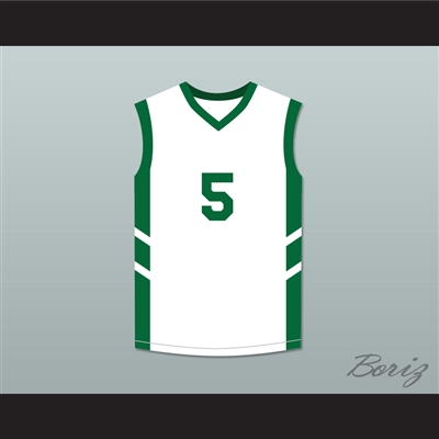 Andre 'Silk' Pool 5 White Basketball Jersey Dennis Rodman's Big Bang in PyongYang