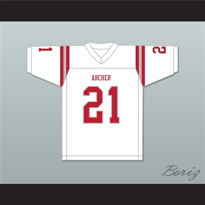 Andrew Booth Jr 21 Archer High School Tigers White Football Jersey 2