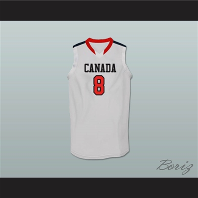 Andrew Wiggins Canada White Basketball Jersey