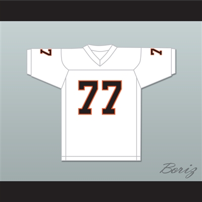 Anthony Munoz 77 Chaffey High School Tigers White Football Jersey 1