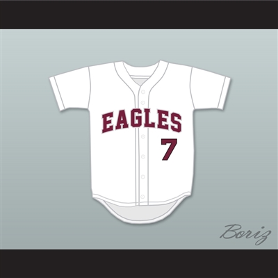 Anthony Rizzo 7 Stoneman Douglas High School Eagles White Baseball Jersey 1
