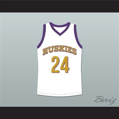 Kadeem Hardison Antoine Tyler 24 Huskies Basketball Jersey The 6th Man White