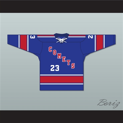 Archie Burton 23 Utica Comets Tie Down Hockey Jersey