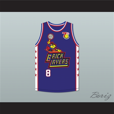 David Arquette 8 Bricklayers Basketball Jersey 7th Annual Rock N' Jock B-Ball Jam 1997