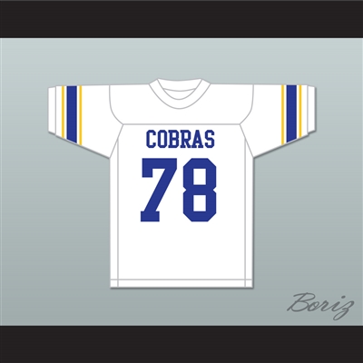 Art Shell 78 Bonds-Wilson High School Cobras White Football Jersey 2