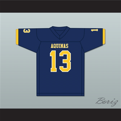 Asante Samuel Jr. 13 St. Thomas Aquinas High School Raiders Navy Blue Football Jersey 2