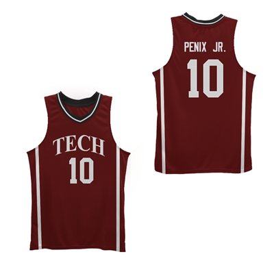 Atlanta Falcons QB Michael Penix Jr.  Basketball Jersey Stitch Sewn