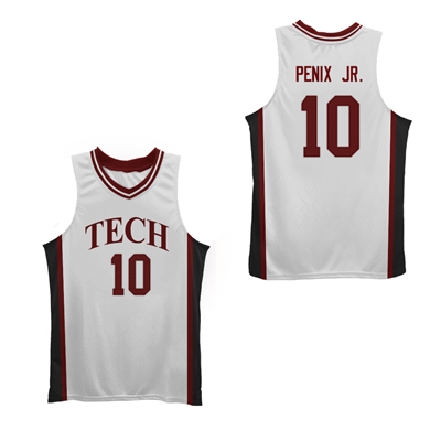 Atlanta Falcons QB Michael Penix Jr.  Basketball Jersey Stitch Sewn