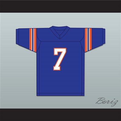 Austin 7 John Hughes High School Wasps Blue Football Jersey Not Another Teen Movie
