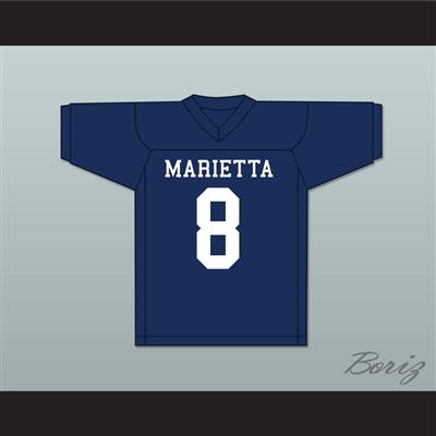 Azeez Ojulari 8 Marietta High School Blue Devils Navy Blue Football Jersey 3