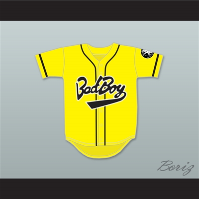 Biggie Smalls 10 Bad Boy Yellow Baseball Jersey Includes Patch
