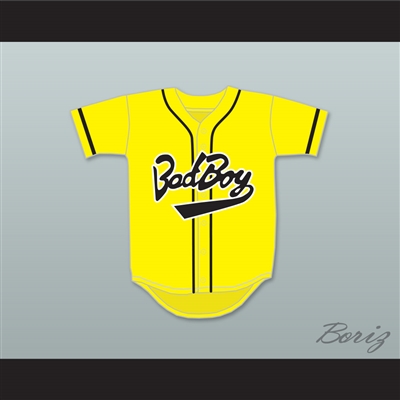 Biggie Smalls 10 Bad Boy Yellow Baseball Jersey