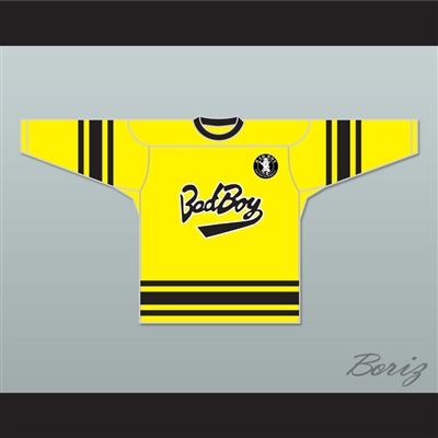 Notorious B.I.G. 97 Bad Boy Yellow Hockey Jersey Includes Patch