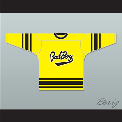 Notorious B.I.G. 97 Bad Boy Yellow Hockey Jersey