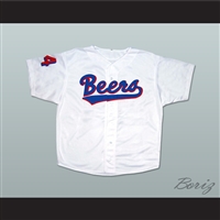 BASEketball Trey Parker Joe Cooper 44 Milwaukee Beers Baseball Jersey