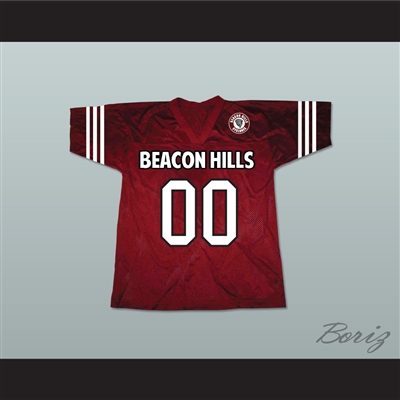 Derek Hale 00 Beacon Hills Cyclones Lacrosse Jersey Teen Wolf Includes Patch